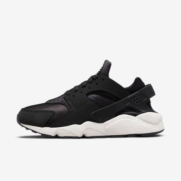 Nike Air Huarache LE Men\'s Sneakers Black / White | NK307YKX