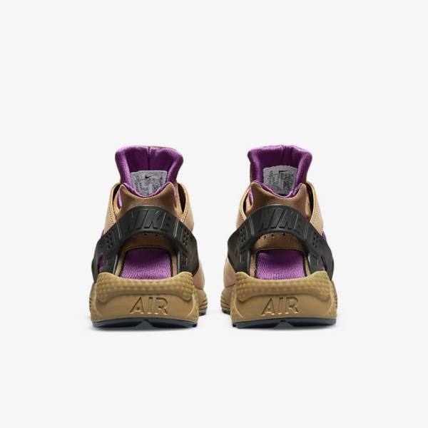 Nike Air Huarache LE Men's Sneakers Black / Brown | NK547QRC