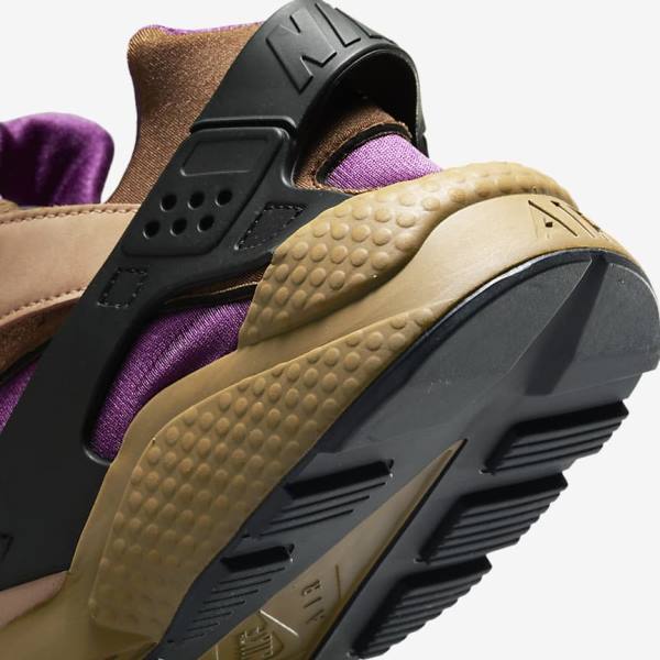 Nike Air Huarache LE Men's Sneakers Black / Brown | NK547QRC