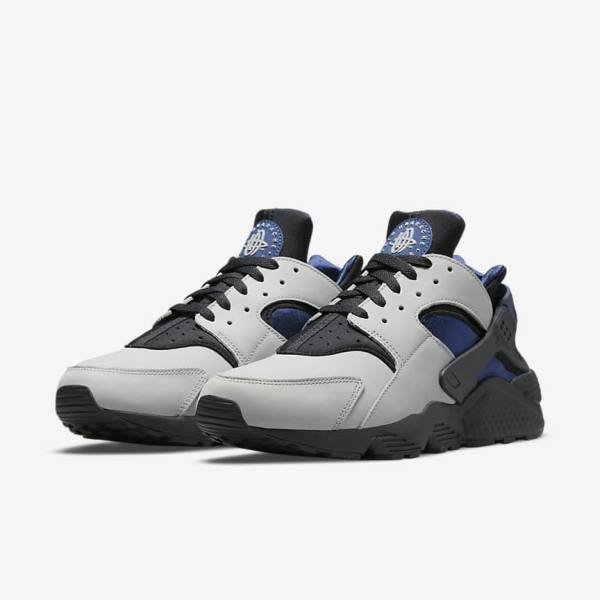 Nike Air Huarache LE Men's Sneakers Grey / Black / Navy | NK360HFV