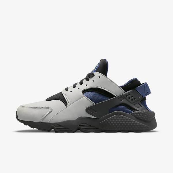 Nike Air Huarache LE Men\'s Sneakers Grey / Black / Navy | NK360HFV