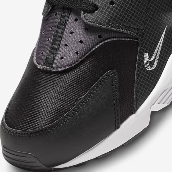 Nike Air Huarache Men's Sneakers Black / Orange / Grey / White | NK604WID