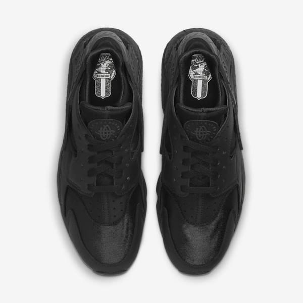 Nike Air Huarache Men's Sneakers Black / Dark Grey | NK617DNU