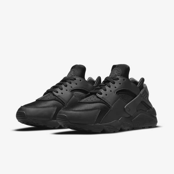 Nike Air Huarache Men's Sneakers Black / Dark Grey | NK617DNU