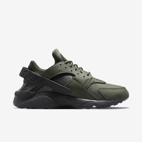 Nike Air Huarache Men's Sneakers Khaki / Black / Gold / Khaki | NK835USY