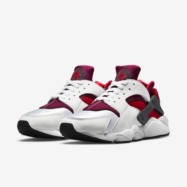 Nike Air Huarache Men's Sneakers White / Red / Black / Red | NK146SRT