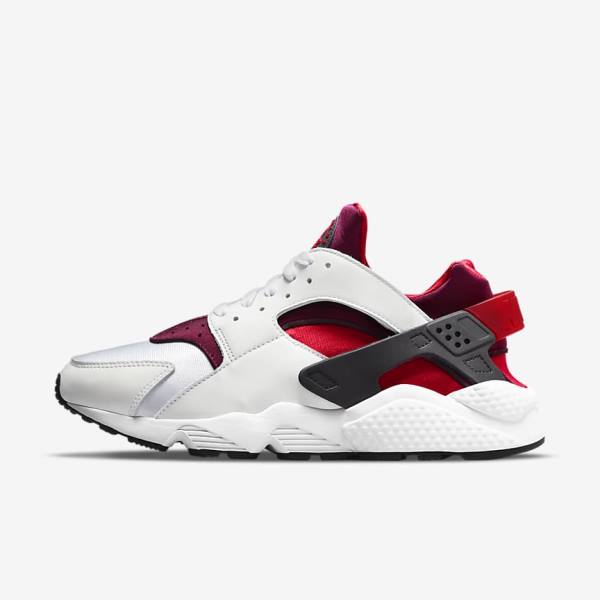 Nike Air Huarache Men\'s Sneakers White / Red / Black / Red | NK146SRT