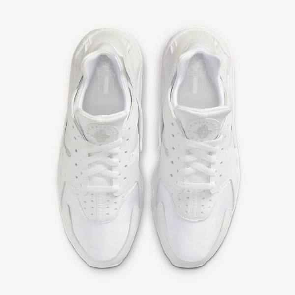 Nike Air Huarache Men's Sneakers White / Platinum | NK473UON