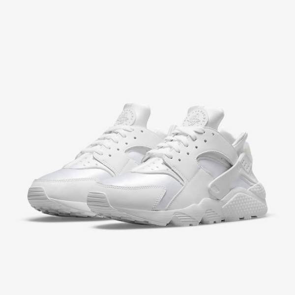 Nike Air Huarache Men's Sneakers White / Platinum | NK473UON