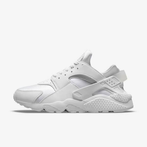 Nike Air Huarache Men\'s Sneakers White / Platinum | NK473UON