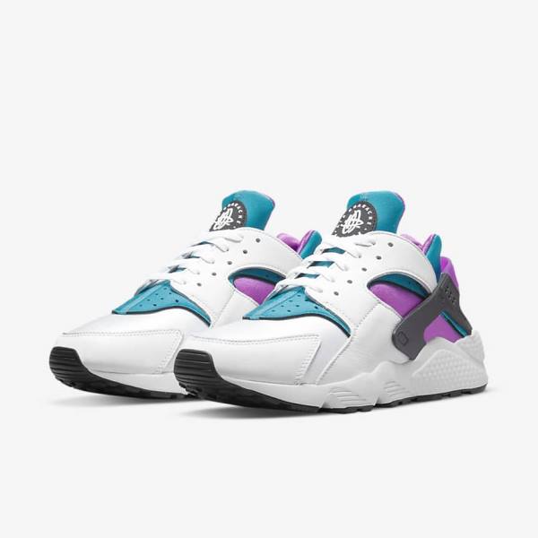 Nike Air Huarache Men's Sneakers White / Black | NK706SRY