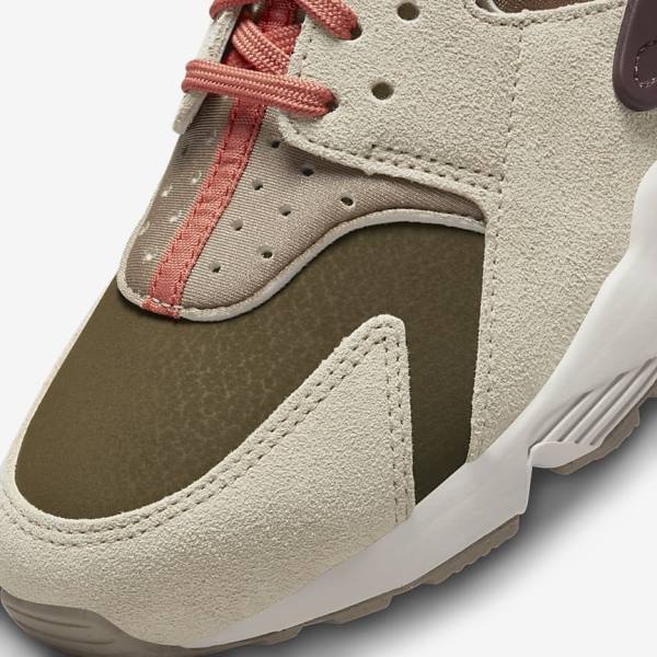 Nike Air Huarache SP Women's Sneakers Khaki / Burgundy | NK195PGA