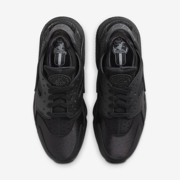 Nike Air Huarache Women's Sneakers Black / Dark Grey | NK953TAK