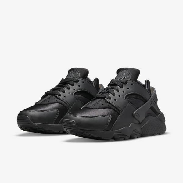 Nike Air Huarache Women's Sneakers Black / Dark Grey | NK953TAK