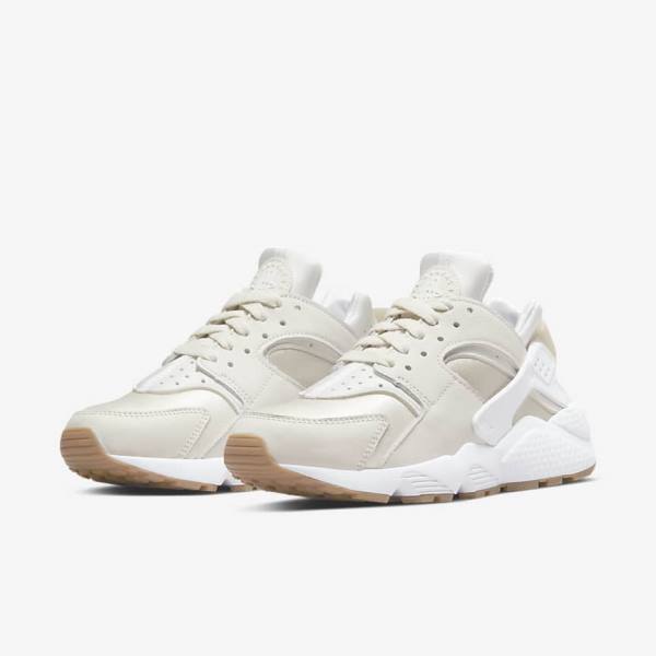 Nike Air Huarache Women's Sneakers Khaki / Light Brown / White | NK012OWG