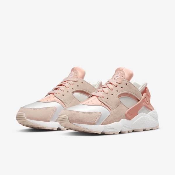 Nike Air Huarache Women's Sneakers White / Khaki Grey / Light | NK372YGM