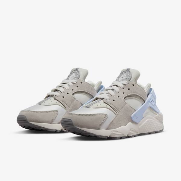 Nike Air Huarache Women's Sneakers White / Grey | NK803BYC