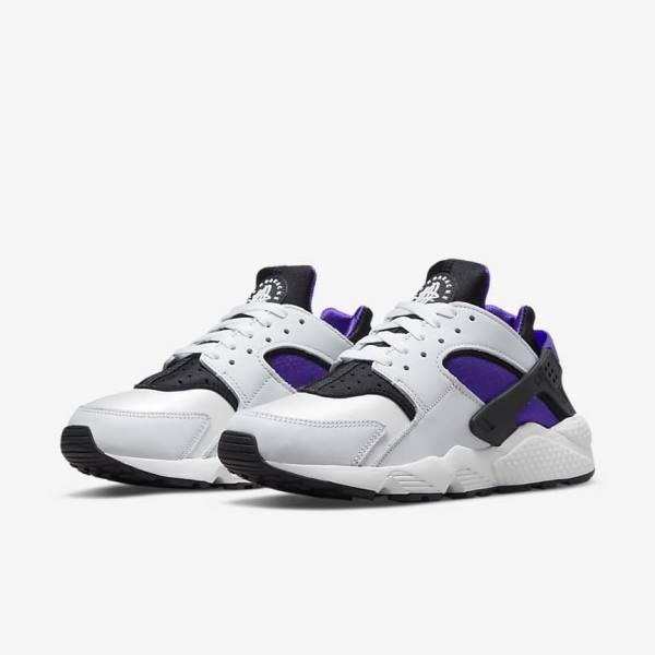 Nike Air Huarache Women's Sneakers White / Purple / Black | NK890EGA