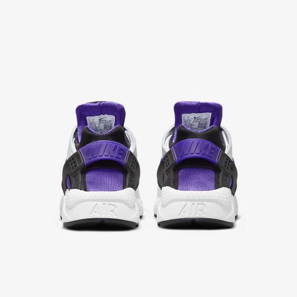 Nike Air Huarache Women's Sneakers White / Purple / Black | NK890EGA