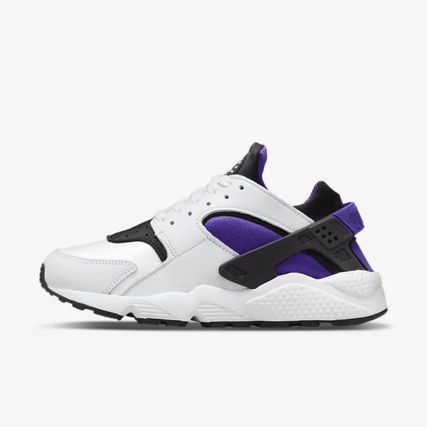 Nike Air Huarache Women\'s Sneakers White / Purple / Black | NK890EGA