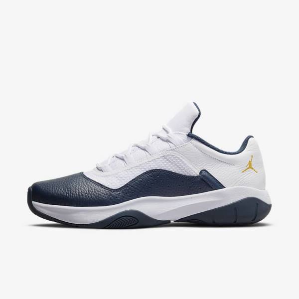 Nike Air Jordan 11 CMFT Low Men\'s Sneakers White / Navy | NK928VRS