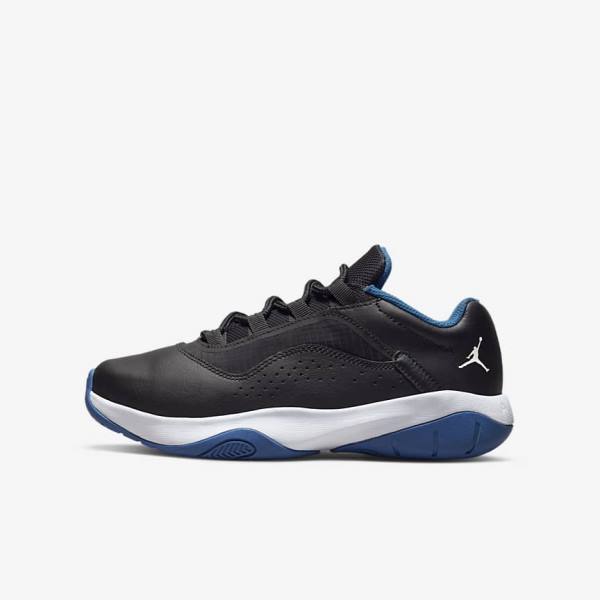 Nike Air Jordan 11 CMFT Low Older Kids\' Sneakers Black / Dark Blue / White | NK462PNQ