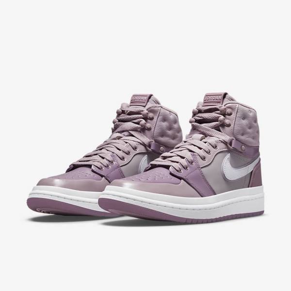 Nike Air Jordan 1 Acclimate Women's Sneakers Purple / Grey / White | NK945CLE