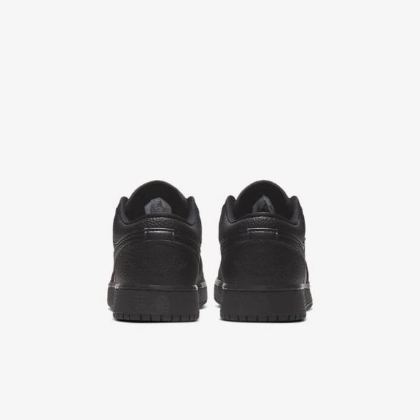 Nike Air Jordan 1 Low Older Kids' Sneakers Black | NK015ZMY