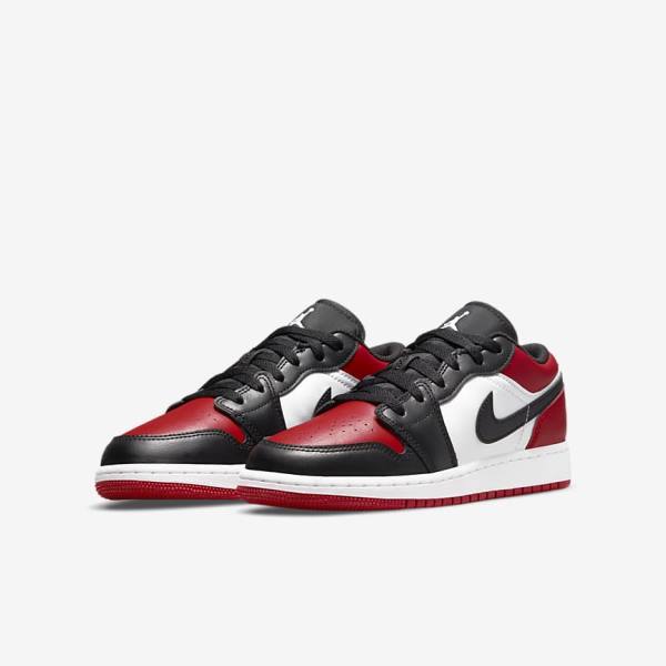 Nike Air Jordan 1 Low Older Kids' Sneakers Red / Black / White | NK016TWH