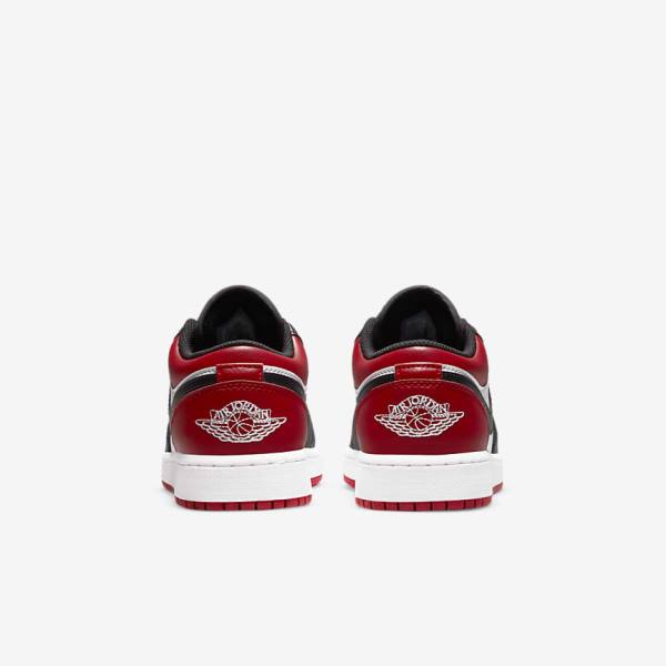 Nike Air Jordan 1 Low Older Kids' Sneakers Red / Black / White | NK016TWH