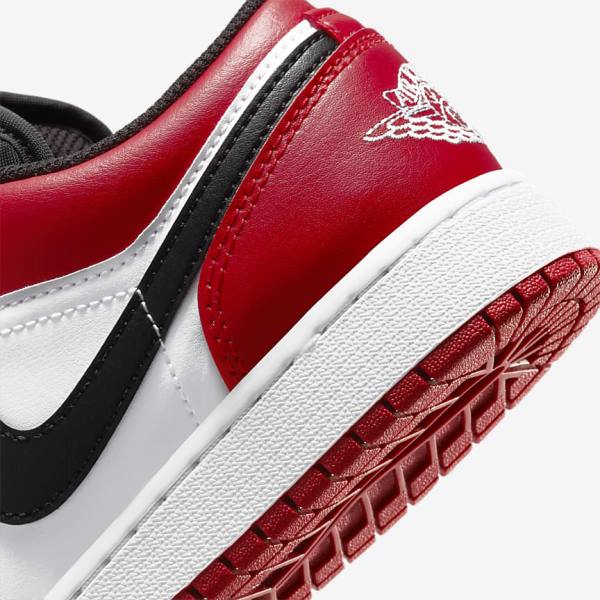 Nike Air Jordan 1 Low Older Kids' Sneakers Red / Black / White | NK016TWH