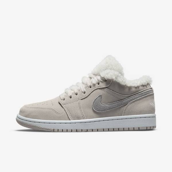 Nike Air Jordan 1 Low SE Women\'s Sneakers Grey / Grey / White | NK083UTN