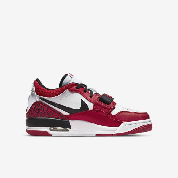 Nike Air Jordan Legacy 312 Low Older Kids' Jordan Shoes White / Red / Black | NK784GRP