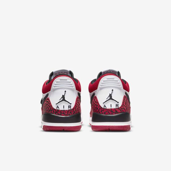 Nike Air Jordan Legacy 312 Low Older Kids' Jordan Shoes White / Red / Black | NK784GRP