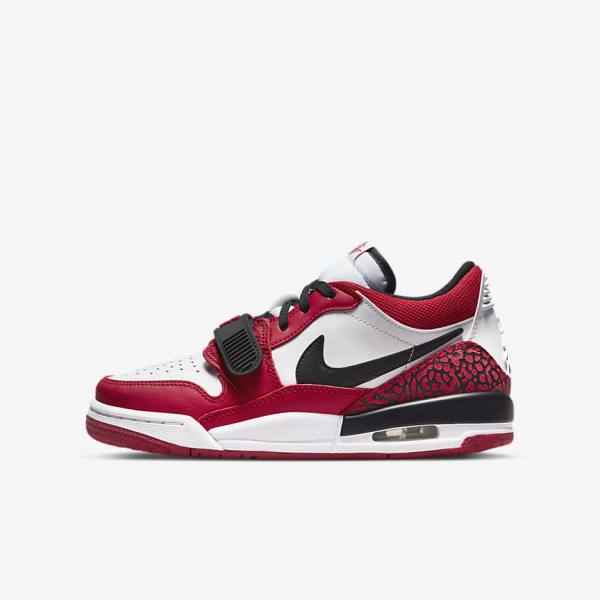 Nike Air Jordan Legacy 312 Low Older Kids\' Jordan Shoes White / Red / Black | NK784GRP