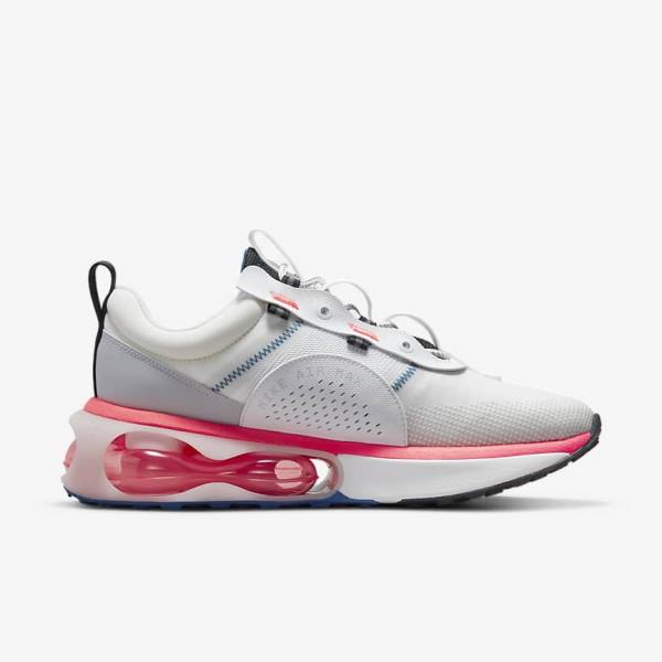 Nike Air Max 2021 Men's Sneakers White / Red / Black / Blue | NK973DWO