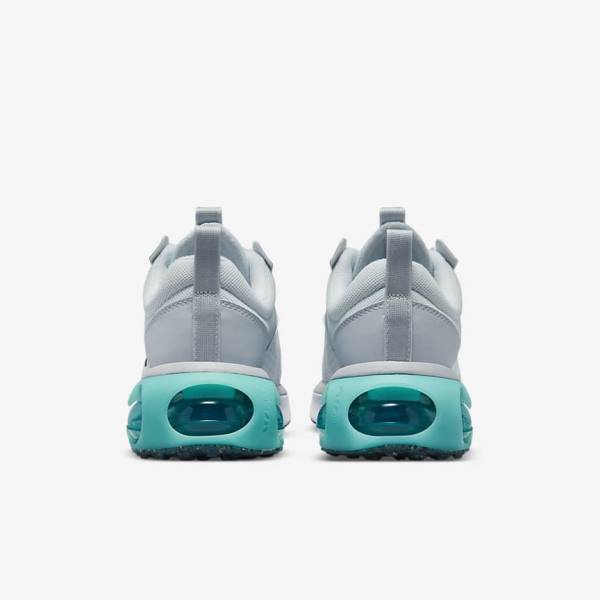 Nike Air Max 2021 Women's Sneakers Platinum / Turquoise / Grey / Black | NK864XSZ