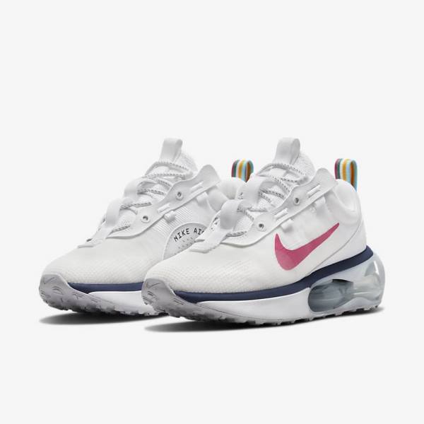 Nike Air Max 2021 Women's Sneakers White / Blue / Platinum / Pink | NK024SJL