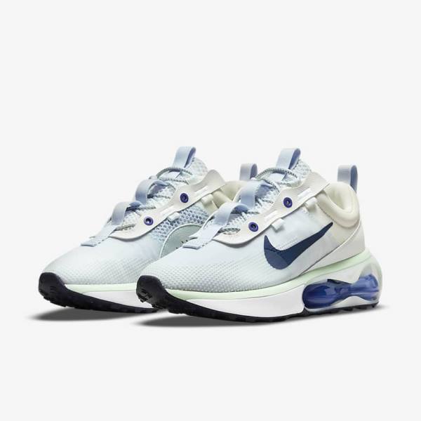 Nike Air Max 2021 Women's Sneakers White / Green / Obsidian | NK621DNG