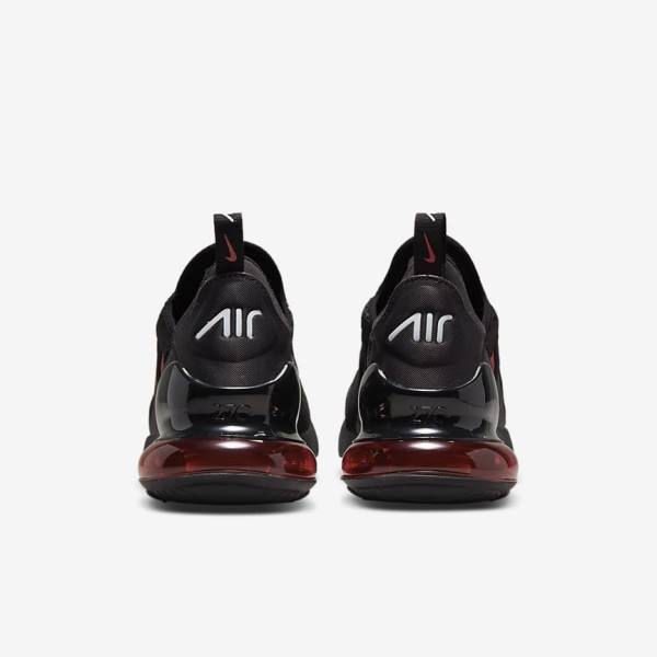 Nike Air Max 270 Men's Sneakers Black / White / Red | NK798FGM