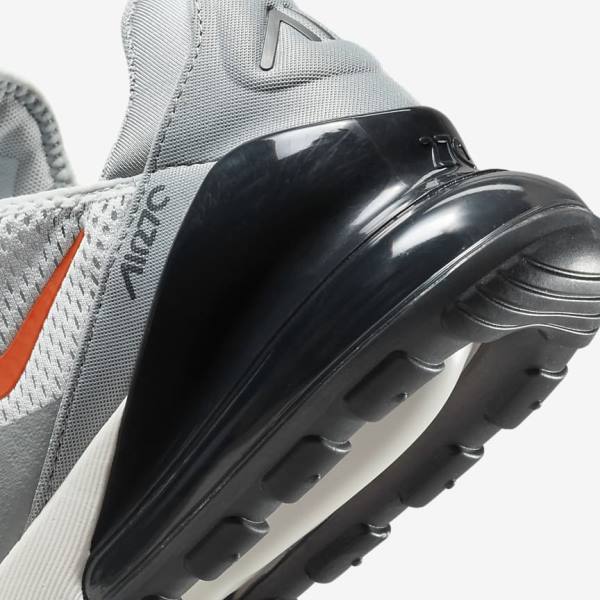 Nike Air Max 270 Men's Sneakers Grey / Orange | NK387RBK