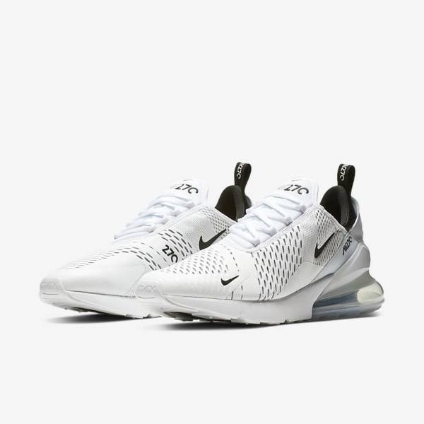 Nike Air Max 270 Men's Sneakers White / Black | NK073DJE