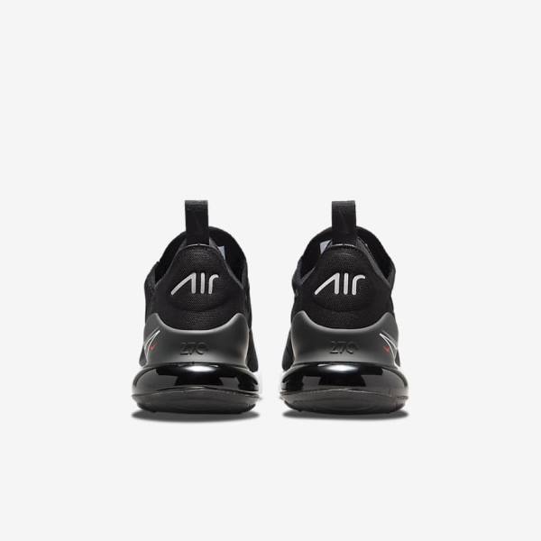 Nike Air Max 270 Older Kids' Sneakers Black / Grey | NK830SIG