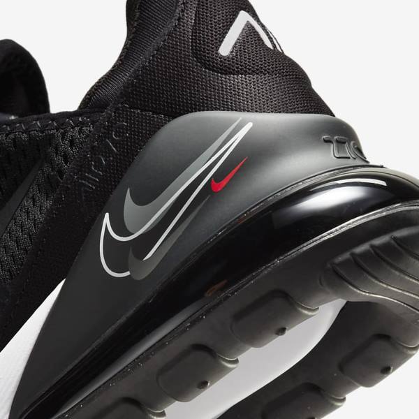 Nike Air Max 270 Older Kids' Sneakers Black / Grey | NK830SIG