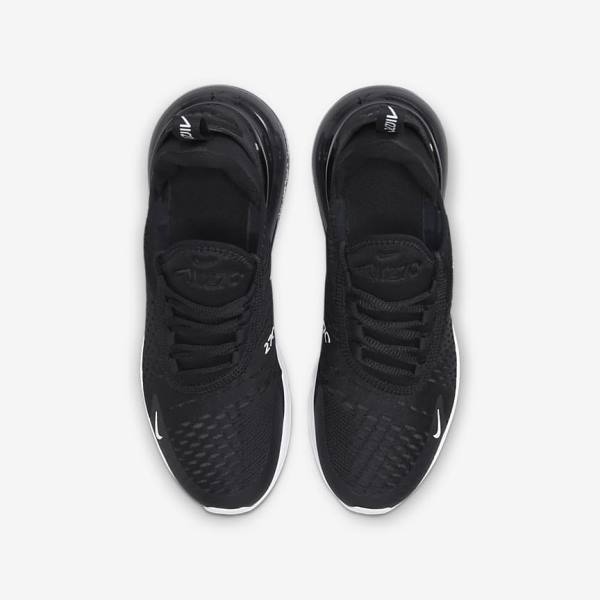 Nike Air Max 270 Older Kids' Sneakers Black / Dark Grey / White | NK947NKR