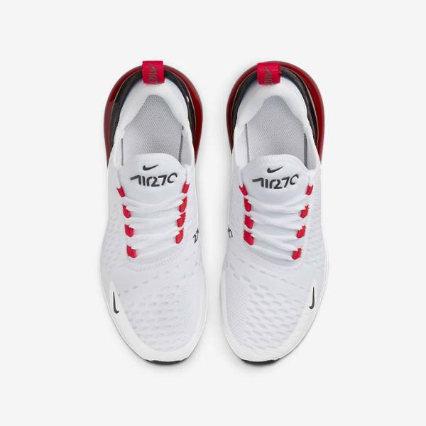 Nike Air Max 270 Older Kids' Sneakers White / Black / Red / Grey | NK394CZU