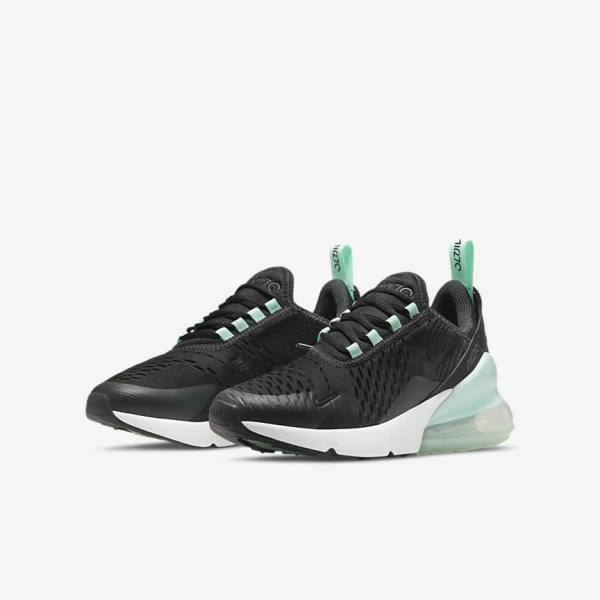 Nike Air Max 270 Older Kids' Sneakers White / Mint / Black | NK927ZAE