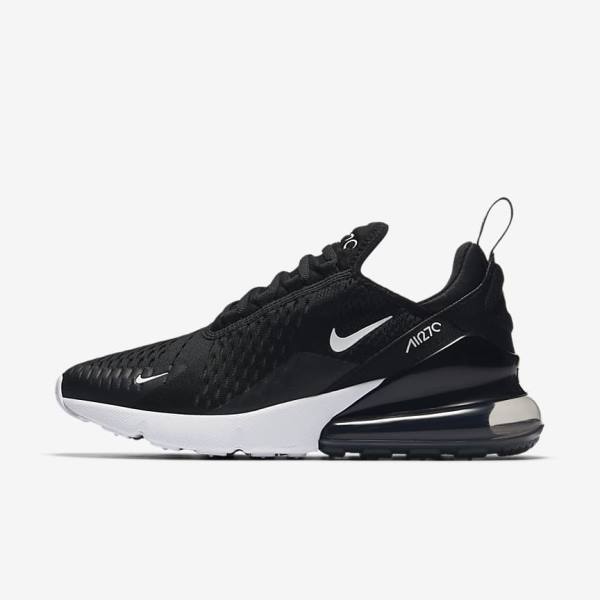 Nike Air Max 270 Women\'s Sneakers Black / White / Dark Grey | NK164IZR