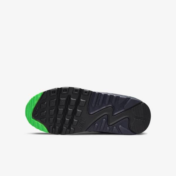 Nike Air Max 90 LTR SE Older Kids' Sneakers Black / Green / White / Obsidian | NK079XSW