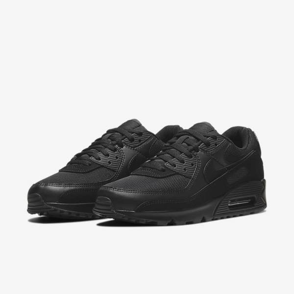 Nike Air Max 90 Men's Sneakers Black | NK497IAD